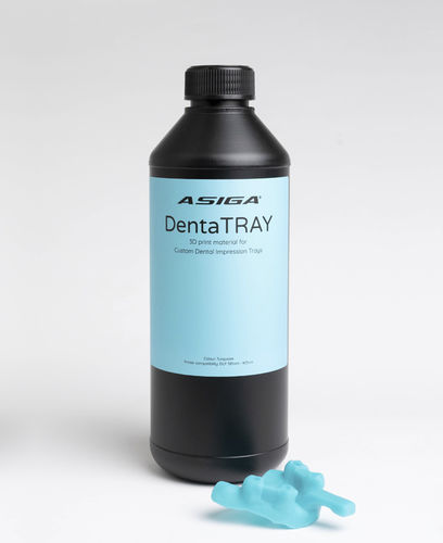 Materiale odontoiatrico in resina - DentaTRAY - ASIGA - per portaimpronte / per stampa 3D / liquido