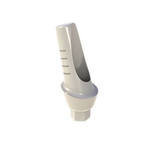 Pilastro dentale per impianto in PEEK - 15° Angular Temporary Peek Anatomic Abutment - Bhi Implants - ad esagono interno / angolare / provvisorio