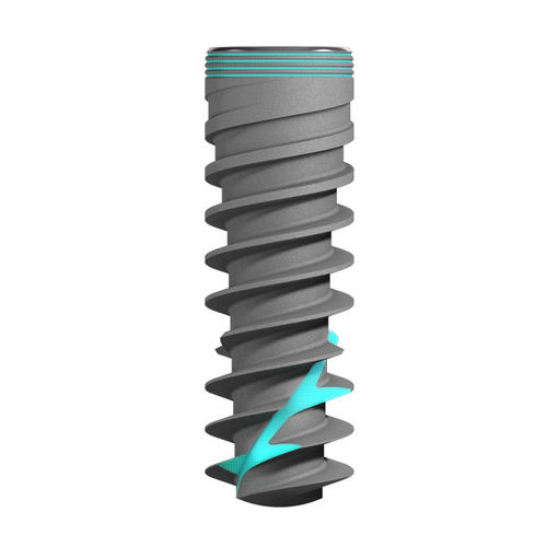Impianto dentale cilindrico conico - Cyclone dental implant - Bhi Implants - in titanio / conico / ad esagono interno
