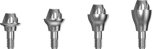 Pilastro dentale per impianto in titanio - WEEGO.FR - BIOTECH DENTAL - interno / angolare / a vite