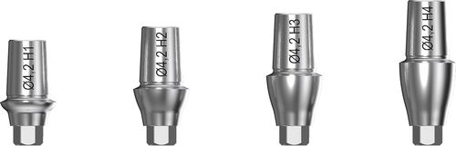Pilastro dentale per impianto in titanio - WEEGO.FR - BIOTECH DENTAL - interno / dritto