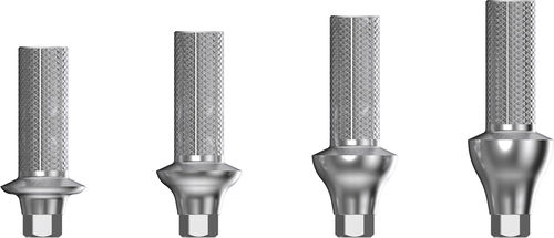 Pilastro dentale per impianto in titanio - WEEGO.FR - BIOTECH DENTAL - interno / dritto / provvisorio