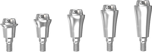 Pilastro dentale per impianto conico - Kontact, Kontact S®  - BIOTECH DENTAL - in titanio / interno / dritto