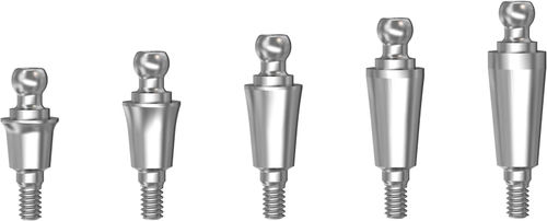 Pilastro dentale per impianto sferico - Kontact, Kontact S®  - BIOTECH DENTAL - in titanio / dritto