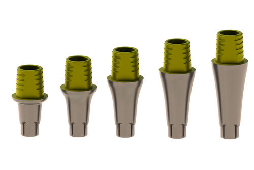 Pilastro dentale per impianto in titanio - 5.5 mm | Kontact, Kontact S&reg; - BIOTECH DENTAL - esterno / dritto / CAD CAM