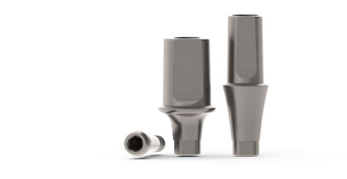 Pilastro dentale per impianto in titanio - DENTEO - BIOTECH DENTAL - esterno / dritto
