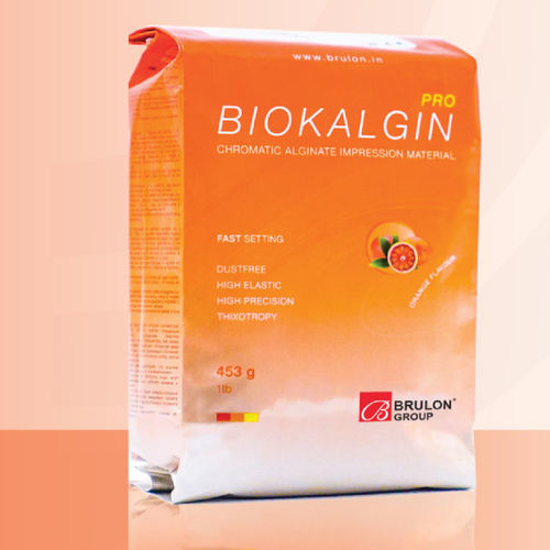 Materiale odontoiatrico in alginato - BioKalgin Pro® - Brulon International - per portaimpronte / in polvere / provvisorio