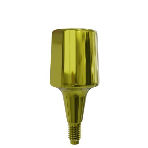 Pilastro dentale per impianto in titanio - 31171B - Champions Implants GmbH - dritto / a vite