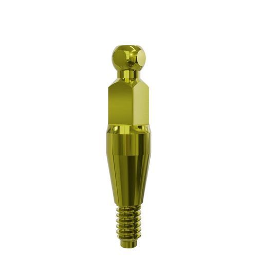 Pilastro dentale per impianto in titanio - 3106 - Champions Implants GmbH - interno / sferico / dritto