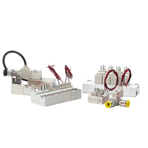 Valvola per il settore medico - E315F-2D024 - Clippard - a solenoidi / manuale / in acciaio inossidabile