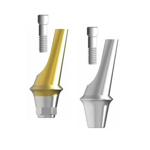 Pilastro dentale per impianto in titanio - Sub. Angulated  - Cowellmedi - ad esagono interno / angolare / a vite
