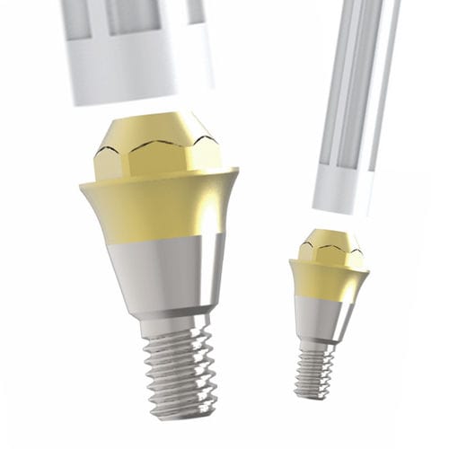 Pilastro dentale per impianto in titanio - Sub. Multi S  - Cowellmedi - ad esagono interno / dritto / multi-unità