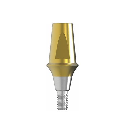 Pilastro dentale per impianto in titanio - Sub. Absolute  - Cowellmedi - ad esagono interno / dritto / monopezzo