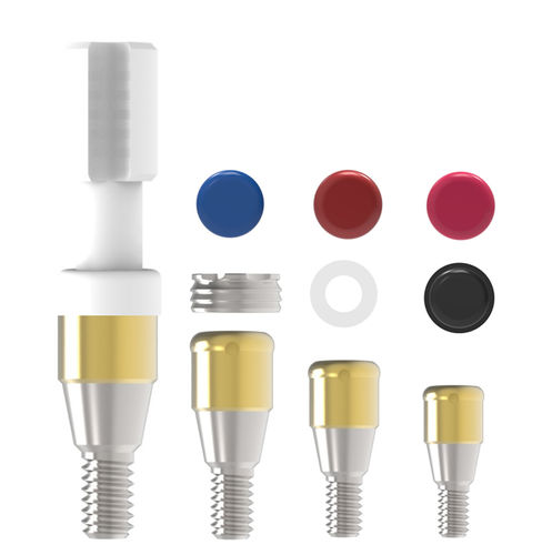 Pilastro dentale per impianto in titanio - Sub. Sonator S   - Cowellmedi - interno / conico / dritto