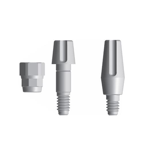 Pilastro dentale per impianto in titanio - Int. Shoulder   - Cowellmedi - interno / conico / ad ottagono interno