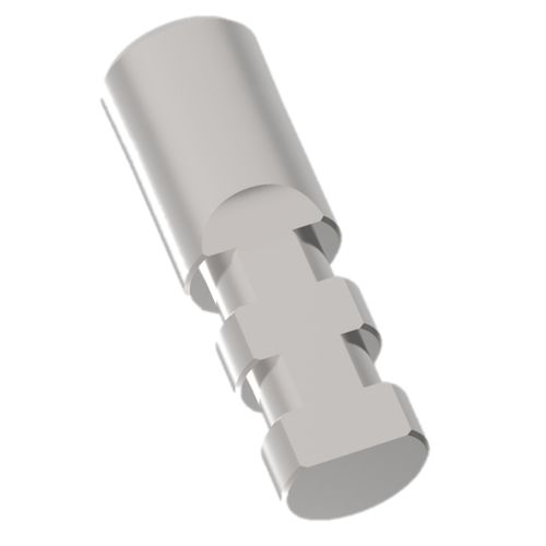 Analogo di impianto dentale in acciaio inossidabile - Sub-N. Replica - Cowellmedi - conico / ad esagono interno / dritto