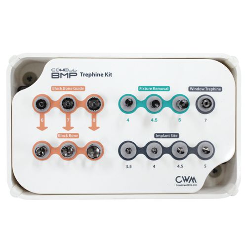 Strumentario chirurgico per implantologia dentale - COWELL® BMP TREPHINE   - Cowellmedi - per rialzo del sino