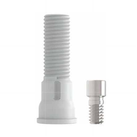 Pilastro dentale per impianto cilindrico - Sub-N. Multi Plastic UCLA Cylinder - Cowellmedi - in titanio / esterno / dritto
