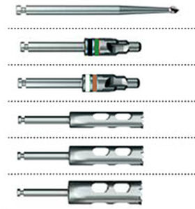 Punta per implantologia dentale - DDR-M001 - Dentin Implants Technologies LTD - in acciaio inossidabile / parallela