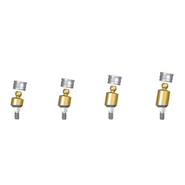 Pilastro dentale per impianto in acciaio inossidabile - BMA series - Dentin Implants Technologies LTD - interno / sferico / angolare