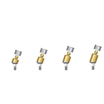 Pilastro dentale per impianto in acciaio inossidabile - BMA series  - Dentin Implants Technologies LTD - sferico / angolare / multi-unit angolare