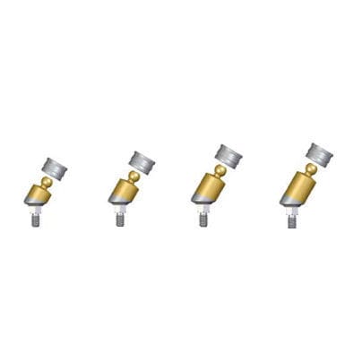 Pilastro dentale per impianto in acciaio inossidabile - BMA series  - Dentin Implants Technologies LTD - sferico / angolare / multi-unit angolare