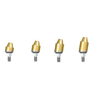 Pilastro dentale per impianto interno - EMA series - Dentin Implants Technologies LTD - angolare / multi-unit angolare