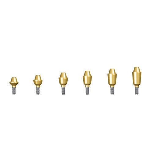 Pilastro dentale per impianto interno - EMU series  - Dentin Implants Technologies LTD - dritto / multi-unità / liscio