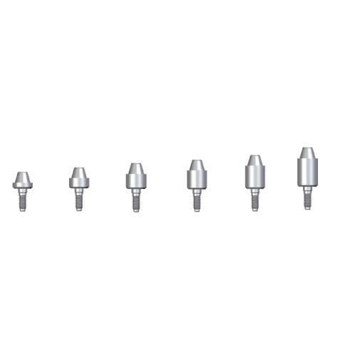 Pilastro dentale per impianto interno - EWU-0011 - Dentin Implants Technologies LTD - dritto / multi-unità