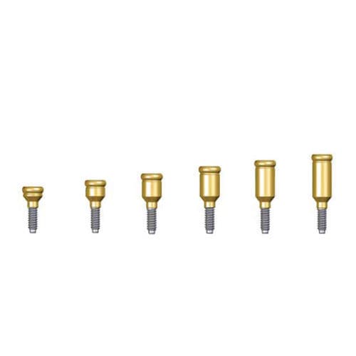 Pilastro dentale per impianto interno - WCM series - Dentin Implants Technologies LTD - dritto / a vite