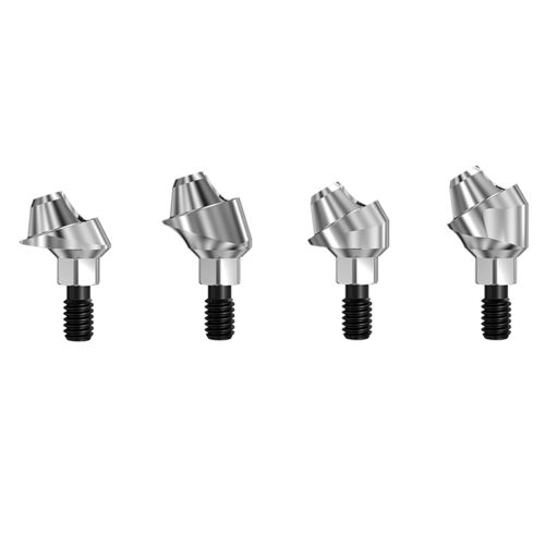 Pilastro dentale per impianto in titanio - MUA series - Ditron Dental - angolare / multi-unità / a vite