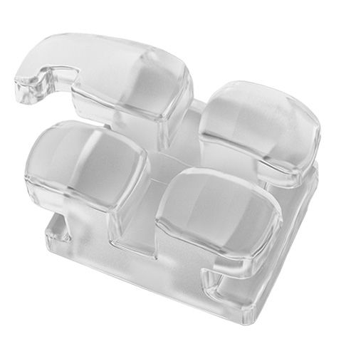 Bracket ortodontici estetico - CLEARTEK  - DynaFlex - monocristallino