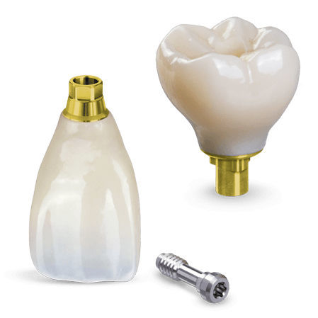 Corona dentale in zircone - Glidewell Europe - per denti posteriori