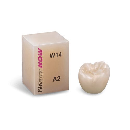 Materiale odontoiatrico in PMMA - BioTemps® NOW - Glidewell Europe - di fresatura / provvisorio