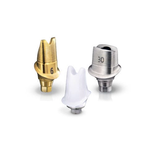 Pilastro dentale per impianto in titanio - Glidewell Europe - in zircone / interno / dritto