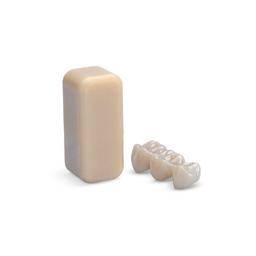 Materiale odontoiatrico in zircone - BruxZir® NOW - Glidewell Europe - di fresatura