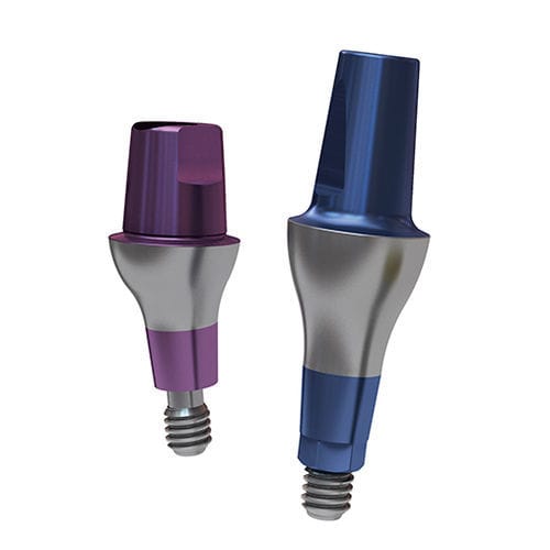 Pilastro dentale per impianto in titanio - In-Kone® - Global D - interno / angolare / a vite