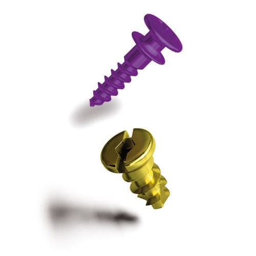 Vite per compressione ossea per massiccio facciale - ORTRAUTEK - Global D - in metallo