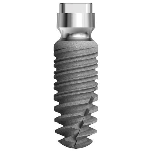 Impianto dentale cilindrico - TWINKON® - Global D - in titanio / esterno / conico