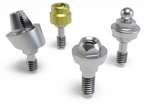 Pilastro dentale per impianto in titanio - EVL® - Global D - esterno / dritto / angolare
