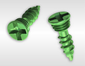 Vite per compressione ossea per massiccio facciale - CARCITEK  - Global D - in metallo / bloccata