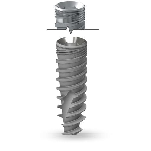 Impianto dentale conico - Tuff series - Noris Medical Ltd. - in titanio / ad esagono interno / autofilettante