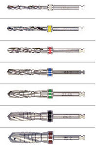 Punta per implantologia dentale - NM-Dxxxx series - Noris Medical Ltd. - in acciaio inossidabile