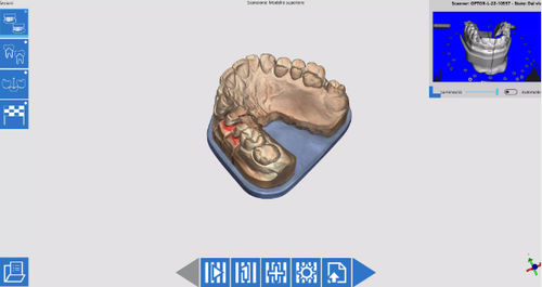 Software di acquisizione - OPTORL - Open Tech 3D Srl - di acquisizione / CAD / odontoiatrico