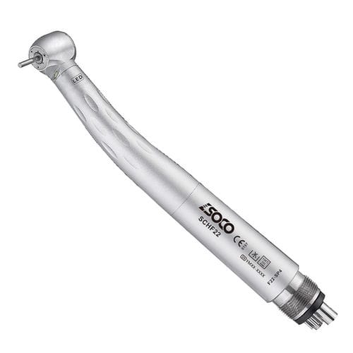 Turbina odontoiatrica - SCHF22  - SOCO Precision Instrument Co., Ltd. - pneumatica / con pulsante / con illuminazione LED