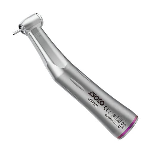 Contrangolo odontoiatrico - SCHB-5 - SOCO Precision Instrument Co., Ltd. - pneumatico / moltiplicatore / con pulsante