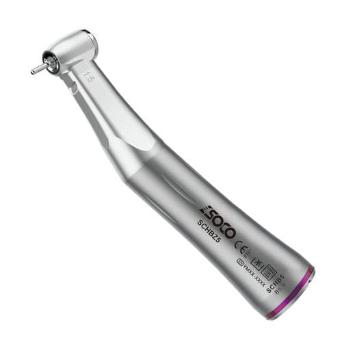 Contrangolo odontoiatrico - B5-4 - SOCO Precision Instrument Co., Ltd. - pneumatico / moltiplicatore / con pulsante
