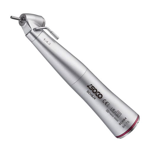 Contrangolo odontoiatrico - SCHB4  - SOCO Precision Instrument Co., Ltd. - pneumatico / moltiplicatore / 45°