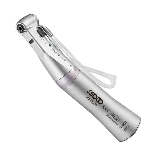 Contrangolo odontoiatrico - B20-7 - SOCO Precision Instrument Co., Ltd. - per implantologia dentale / pneumatico / riduttore