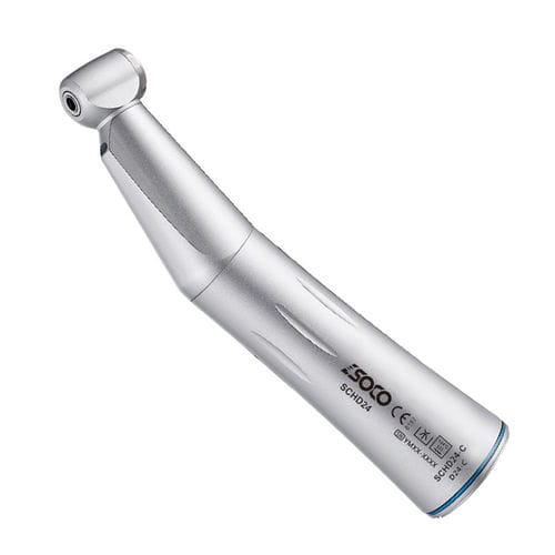 Contrangolo odontoiatrico - D24-C - SOCO Precision Instrument Co., Ltd. - pneumatico / con pulsante / in titanio